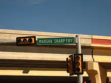 The Marsha Sharp Freeway on U.S. Highway 82 in Lubbock