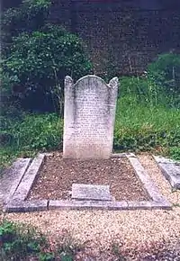 Hogarth's gravestone.