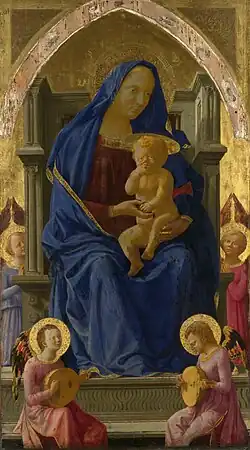 Madonna and Child with Angels, National Gallery, London