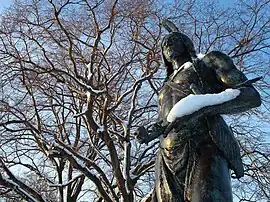 Massasoit (1920) opposite Plymouth Rock in Plymouth, Massachusetts