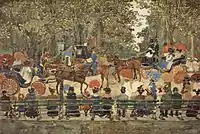 Maurice Prendergast, Central Park, New York, 1901, Whitney Museum of American Art