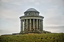 The Mausoleum designed by Hawksmoor in 1728–29, started in 1731 and completed in 1742