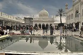 The Shrine of Meher Ali Shah was completed immediately before construction began on the future capital city just east of the shrine