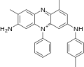 Skeletal formula of mauveine B