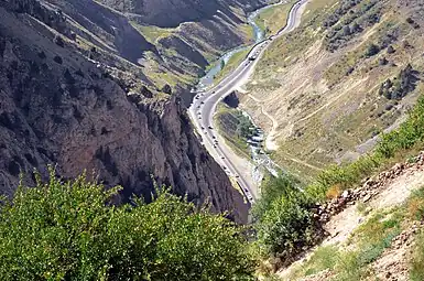 Road view from above