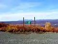 At 4,086 feet (1,245 m), MacClaren summit is the highest point on the highway.