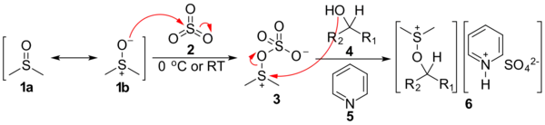 A mechanism of the Parikh–Doering oxidation reaction