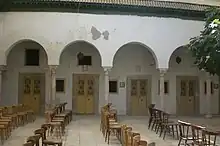 Hall of the madrasa El Achouria