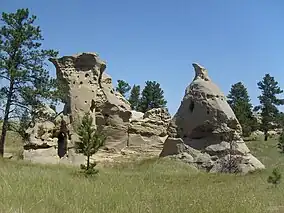 Medicine Rocks State Park