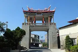 Meinong East Gate Tower, Kaohsiung City, rebuilt in 1937.