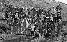 Meltham Cub Scouts, on Blackpool Bridge, near Digley reservoir (late 1970s)