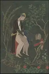 A Safavid Persian miniature from 1720, depicting two men engaged in anal sex. Kinsey Institute, Bloomington, Indiana.