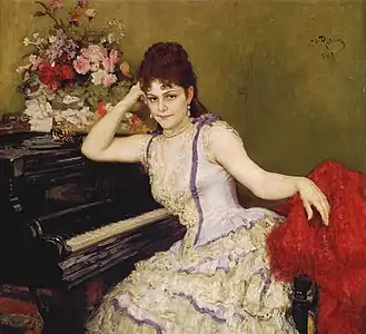 Portrait by Ilya Repin.