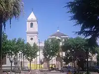 Church La Merced from the square.