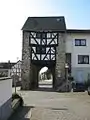 Historic town gate in Merenberg