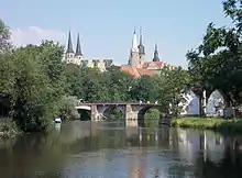 Merseburg with its castle and cathedral