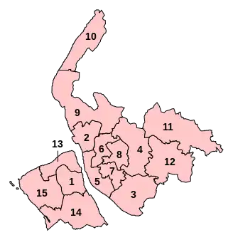 Proposed Revised constituencies in Merseyside