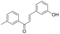 Chemical structure of methyl hydroxychalcone