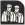 Pictogram of Doctores metro station. It features the silhouettes of two identical male physicians.