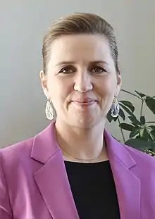 DenmarkMette FrederiksenPrime Minister of Denmark since 2019 electionFrederiksen Cabinet