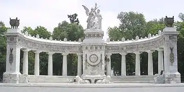 Benito Juárez Hemicycle, Alameda Central inaugurated 1910