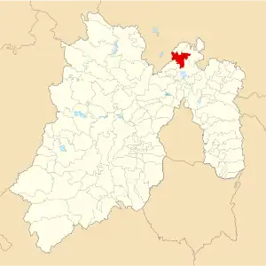 Location of Tequixquiac