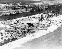 Miami Beach after the 1926 hurricane