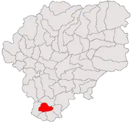 Location in Bistrița-Năsăud County