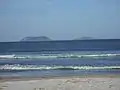 Michaelmas Island (left) and Breaksea Island (right) as viewed from Middleton Beach, Albany