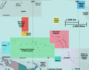 Banaba is located in Micronesia