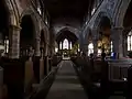 Interior of the church