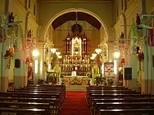 Milagres Cathedral interior