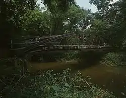 Mill Road Bowstring Bridge over Wakatomika Creek