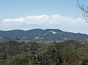 The NW view from third observatory. Mount Mineoka-Atago [ja] in the center.