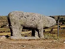 Cogotas II. A granite verraco near Mingorria