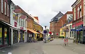 Frederikssund's main pedestrian street