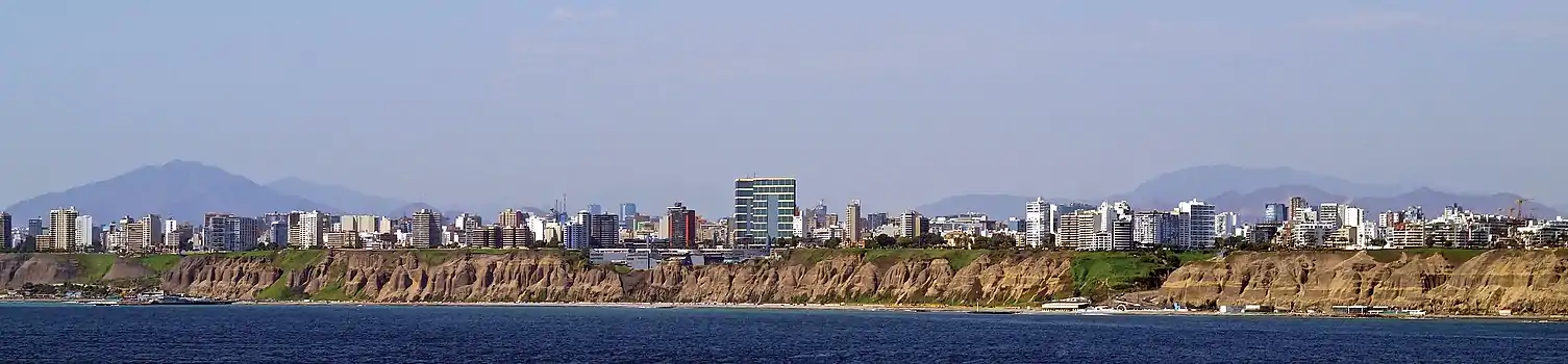 Overview of the Pacific Ocean.