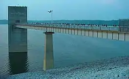 Water Intake Tower at Mississinewa Lake Dam