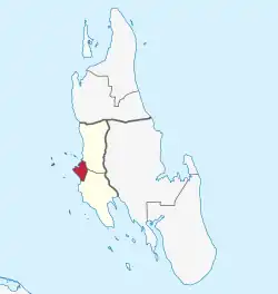 Location in Unguja South