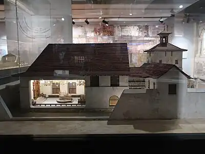 Model of the Paradesi Synagogue, Cochin, southwestern India