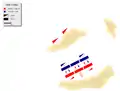 Phase-2: Sassanids launch a counter-attack. On Khalid's instructions, the Muslim centre began a slow and orderly retreated, luring the Persian army inside the formation.