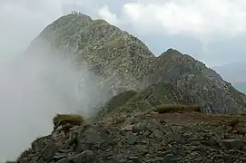 Moldoveanu from Viștea Mare peak