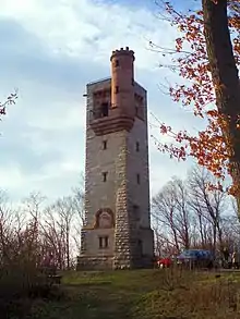 Observation Tower Moltkewarte on the Schlößchenkopf