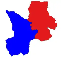 Location in Monghsat district (in red)