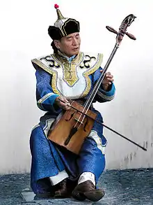 A Mongol musician