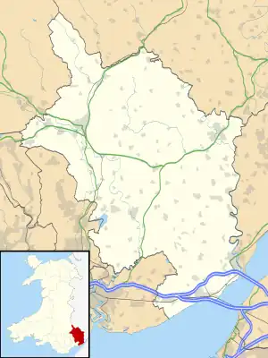 Govilon is located in Monmouthshire