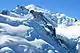 Mont Blanc seen from Gare des Glaciers