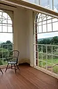 Inside the Pavilion at the Vegetable Garden