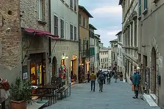 Street in the city center