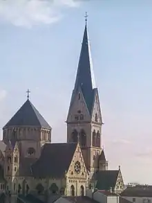 The church in Montigny-lès-Metz